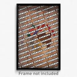 Chemung Illinois Poster (IL City Souvenir 11x17 Town Print)