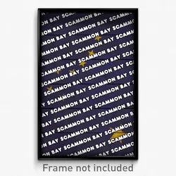 Scammon Bay Alaska Poster (AK City Souvenir 11x17 Town Print)