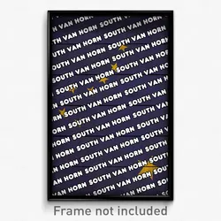 South Van Horn Alaska Poster (AK City Souvenir 11x17 Town Print)