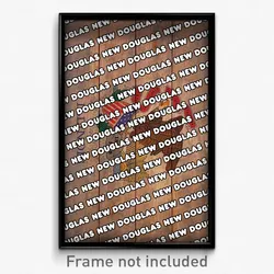 New Douglas Illinois Poster (IL City Souvenir 11x17 Town Print)