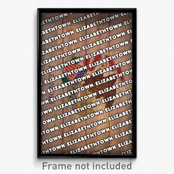 Elizabethtown Illinois Poster (IL City Souvenir 11x17 Town Print)