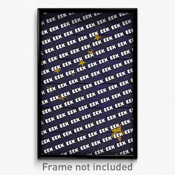Eek Alaska Poster (AK City Souvenir 11x17 Town Print)
