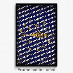 Lafayette Indiana Poster (IN City Souvenir 11x17 Town Print)