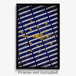 Anderson Indiana Poster (IN City Souvenir 11x17 Town Print)
