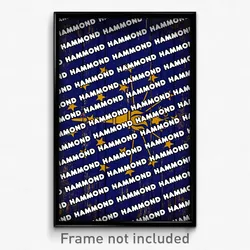 Hammond Indiana Poster (IN City Souvenir 11x17 Town Print)
