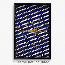 Lawrence Indiana Poster (IN City Souvenir 11x17 Town Print)