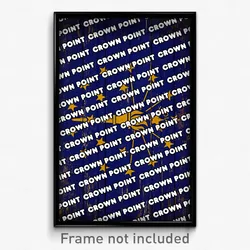 Crown Point Indiana Poster (IN City Souvenir 11x17 Town Print)