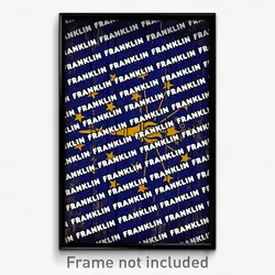 Franklin Indiana Poster (IN City Souvenir 11x17 Town Print)
