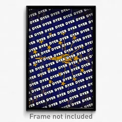 Dyer Indiana Poster (IN City Souvenir 11x17 Town Print)