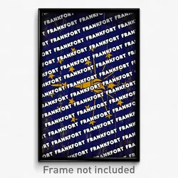 Frankfort Indiana Poster (IN City Souvenir 11x17 Town Print)