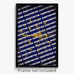 Chesterton Indiana Poster (IN City Souvenir 11x17 Town Print)