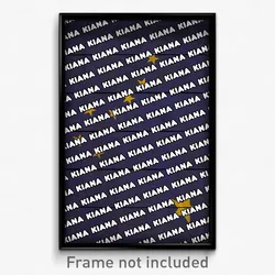 Kiana Alaska Poster (AK City Souvenir 11x17 Town Print)