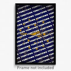 Yorktown Indiana Poster (IN City Souvenir 11x17 Town Print)