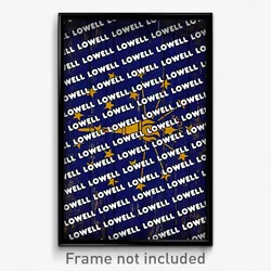 Lowell Indiana Poster (IN City Souvenir 11x17 Town Print)