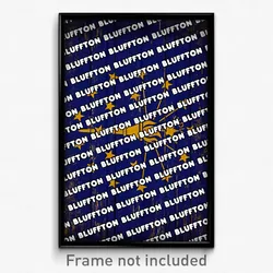 Bluffton Indiana Poster (IN City Souvenir 11x17 Town Print)
