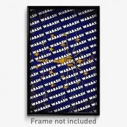 Wabash Indiana Poster (IN City Souvenir 11x17 Town Print)