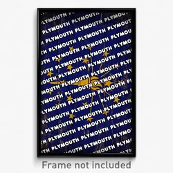 Plymouth Indiana Poster (IN City Souvenir 11x17 Town Print)