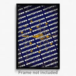 Whitestown Indiana Poster (IN City Souvenir 11x17 Town Print)
