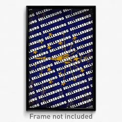 Sellersburg Indiana Poster (IN City Souvenir 11x17 Town Print)