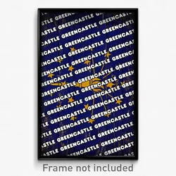 Greencastle Indiana Poster (IN City Souvenir 11x17 Town Print)