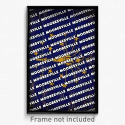 Mooresville Indiana Poster (IN City Souvenir 11x17 Town Print)