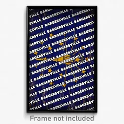 Bargersville Indiana Poster (IN City Souvenir 11x17 Town Print)