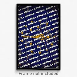 Angola Indiana Poster (IN City Souvenir 11x17 Town Print)