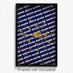 South Haven Indiana Poster (IN City Souvenir 11x17 Town Print)