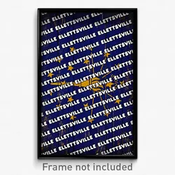 Ellettsville Indiana Poster (IN City Souvenir 11x17 Town Print)