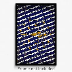 Huntingburg Indiana Poster (IN City Souvenir 11x17 Town Print)