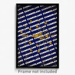 Cumberland Indiana Poster (IN City Souvenir 11x17 Town Print)