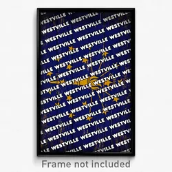 Westville Indiana Poster (IN City Souvenir 11x17 Town Print)