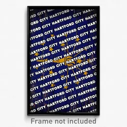 Hartford City Indiana Poster (IN City Souvenir 11x17 Town Print)