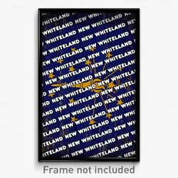 New Whiteland Indiana Poster (IN City Souvenir 11x17 Town Print)