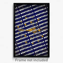 Monticello Indiana Poster (IN City Souvenir 11x17 Town Print)