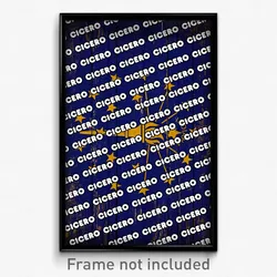 Cicero Indiana Poster (IN City Souvenir 11x17 Town Print)