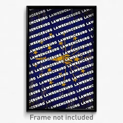 Lawrenceburg Indiana Poster (IN City Souvenir 11x17 Town Print)