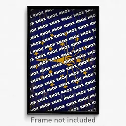 Knox Indiana Poster (IN City Souvenir 11x17 Town Print)