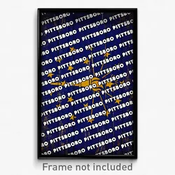 Pittsboro Indiana Poster (IN City Souvenir 11x17 Town Print)