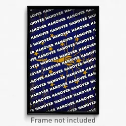 Hanover Indiana Poster (IN City Souvenir 11x17 Town Print)