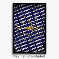 Austin Indiana Poster (IN City Souvenir 11x17 Town Print)