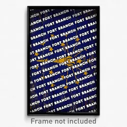 Fort Branch Indiana Poster (IN City Souvenir 11x17 Town Print)
