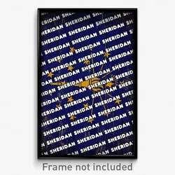 Sheridan Indiana Poster (IN City Souvenir 11x17 Town Print)