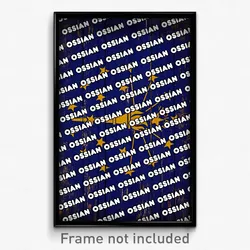Ossian Indiana Poster (IN City Souvenir 11x17 Town Print)