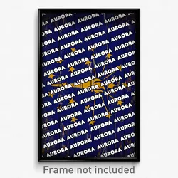 Aurora Indiana Poster (IN City Souvenir 11x17 Town Print)