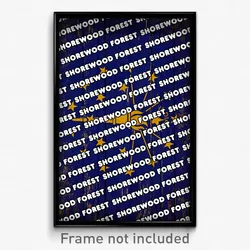Shorewood Forest Indiana Poster (IN City Souvenir 11x17 Town Print)