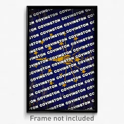 Covington Indiana Poster (IN City Souvenir 11x17 Town Print)