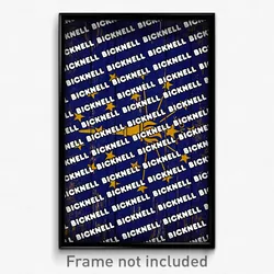 Bicknell Indiana Poster (IN City Souvenir 11x17 Town Print)