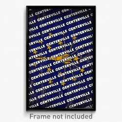 Centerville Indiana Poster (IN City Souvenir 11x17 Town Print)