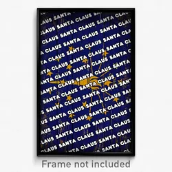Santa Claus Indiana Poster (IN City Souvenir 11x17 Town Print)